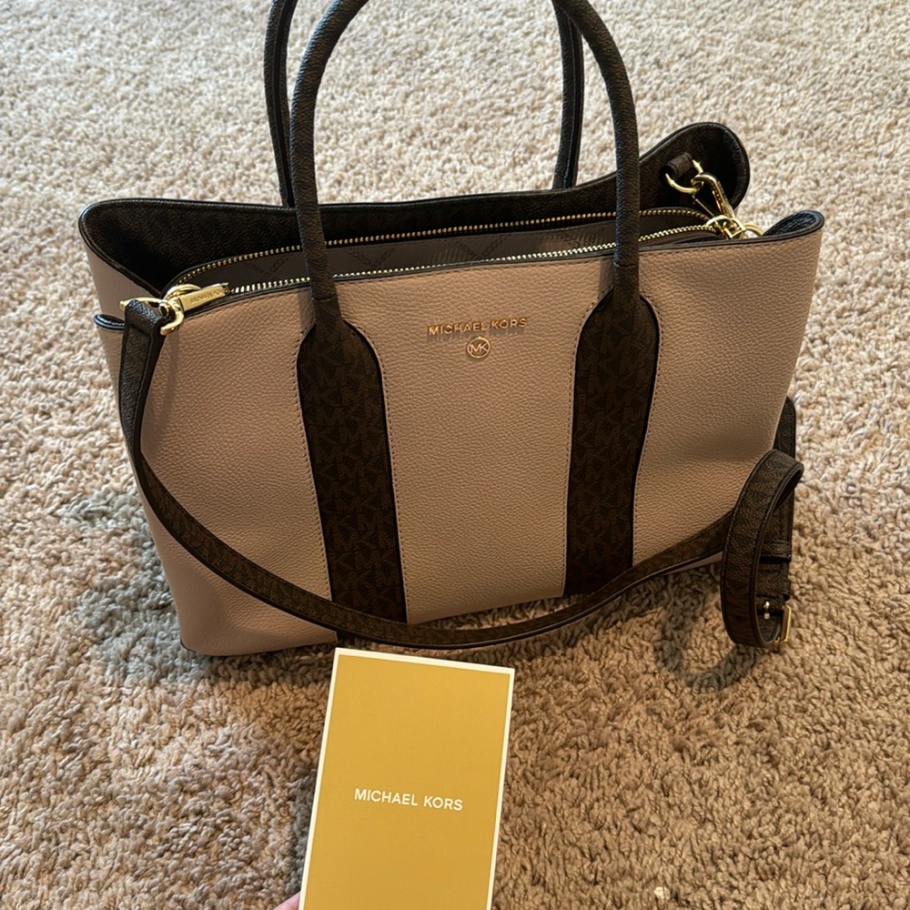 Brand New without tags pink and brown MK crossbody.